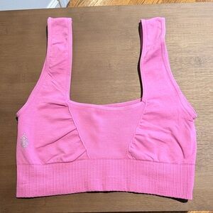 Free People Movement Good Karma Square Neck sports Bra - pink